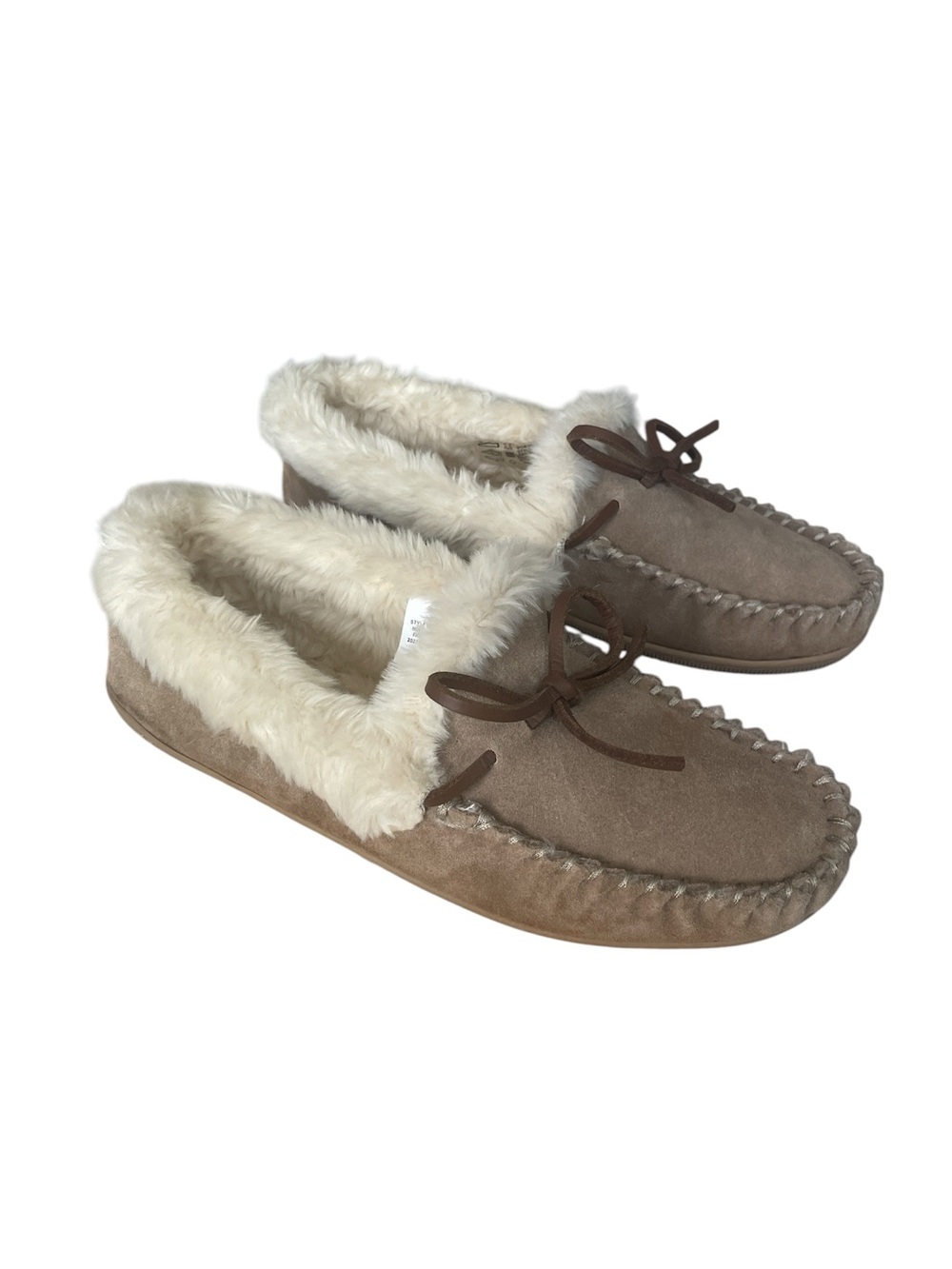 J Crew Women's  Sherpa Sueded Slipper Size 10 - Picture 2 of 9